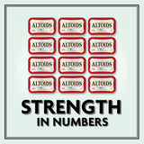 ALTOIDS Classic Peppermint Breath Mints, 1.76-Ounce Tin (Pack of 12)