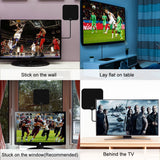 TV Antenna Indoor,HDTV Antenna TV Digital HD 4K,80 Miles Range Max,with Powerful Amplifier Signal Booster