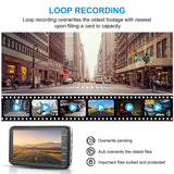 Dash Camera for Cars,hyleton 1080P HD Dual Dash Cam Front and Rear,4" IPS Screen Dashboard Camera Recorder,170°Wide Angle, G-Sensor,WDR, Night Vision