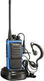 Arcshell Rechargeable Long Range Two-Way Radios with Earpiece 4 Pack UHF 400-470Mhz Walkie Talkies Li-ion Battery and Charger Included