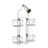 Zenna Home Expandable Over-The-Shower Caddy, Chrome