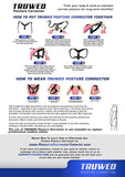 Posture Corrector For Men And Women - USA Designed Adjustable Upper Back Brace For Clavicle Support and Providing Pain Relief (Universal)