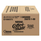Nestle Coffee-mate Coffee Creamer, French Vanilla, liquid creamer singles, 180 Count (Pack of 1)