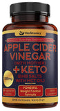 5X Potent Apple Cider Vinegar Capsules with Mother + BHB Salts Keto Diet Pills with MCT Oil, Fat Burner and Weight Loss Supplement Formula Keto