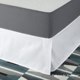 Zinus SmartBase Easy On/Easy Off Bed Skirt for 18 Inch Premium SmartBase Mattress Foundation, Twin