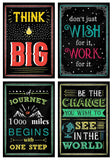 10 Motivational Posters for Classroom & Office Decorations | Inspirational Quote Wall Art