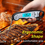 Kizen Instant Read Meat Thermometer - Best Waterproof Ultra Fast Thermometer with Backlight & Calibration. Kizen Digital Food Thermometer