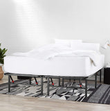 AmazonBasics Foldable Metal Platform Bed Frame for Under-Bed Storage - Tools-free Assembly