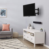 AmazonBasics Heavy-Duty, Full Motion Articulating TV Wall Mount for 22-inch to 55-inch LED, LCD, Flat Screen TVs