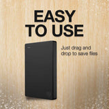 Seagate Portable 2TB External Hard Drive Portable HDD – USB 3.0 for PC Laptop and Mac (STGX2000400)