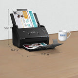 Epson WorkForce ES-500W Wireless Color Duplex Document Scanner for PC and Mac, Auto Document Feeder (ADF)