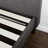 Zinus Shalini Upholstered Diamond Stitched Platform Bed / Mattress Foundation