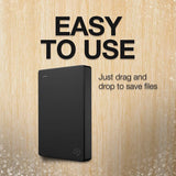 Seagate Portable 4TB External Hard Drive HDD – USB 3.0 for PC Laptop and Mac