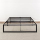 Zinus Abel 14 Inch Metal Platform Bed Frame with Steel Slat Support, Mattress Foundation, Twin
