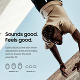 Samsung Galaxy Buds , Bluetooth True Wireless Earbuds (Wireless charging Case included), Black - US Version with Warranty