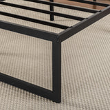 Zinus Abel 14 Inch Metal Platform Bed Frame with Steel Slat Support, Mattress Foundation, Twin