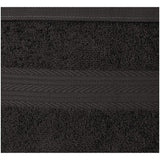 AmazonBasics Fade-Resistant Cotton Washcloths - Pack of 12, Black